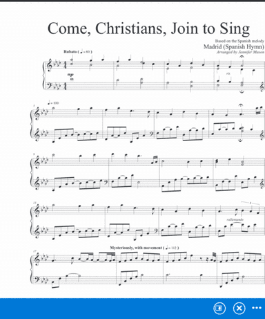 Come, Christians, Join to Sing (arr. Jennifer Mason)