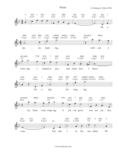 Picnic (arr. Art Levine)