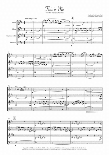 This Is Me (arr. Robert Newth)