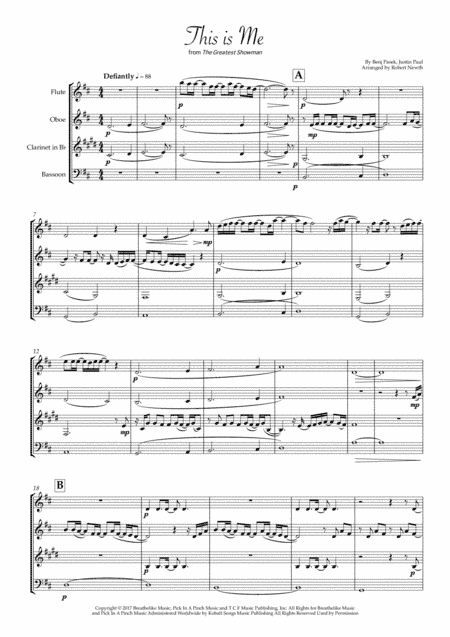 This Is Me (arr. Robert Newth)