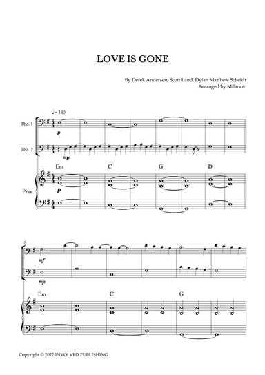 Love Is Gone (arr. Milanov)