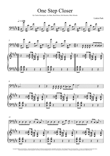 One Step Closer (arr. André Laitano)