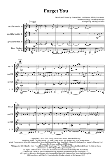 Forget You (arr. Kayleigh Huelin)