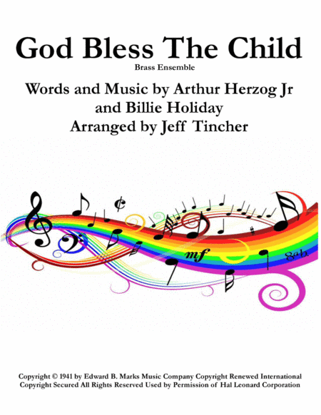 God Bless' The Child (arr. Jeff Tincher)