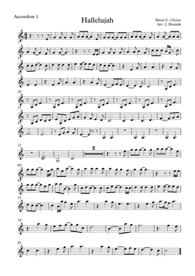 Hallelujah (arr. Jernej Hostnik)