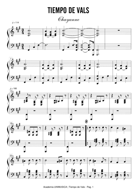 Chayanne (arr. Academia Unimusica)