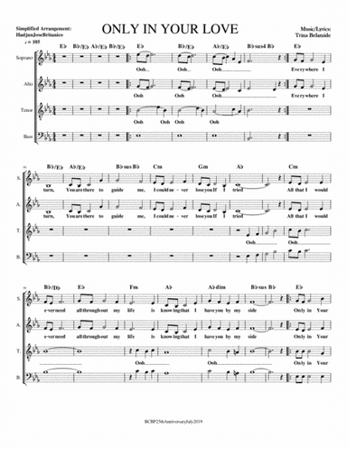 Only In Your Love (arr. Hadjun Jose)