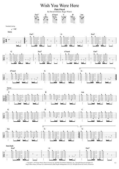 Wish You Were Here (arr. Douglas Becker)