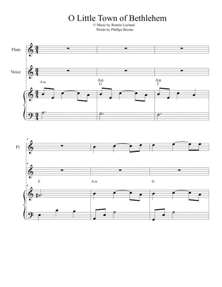 O Little Town of Bethlehem (Leyland-Bethlehem Tune)