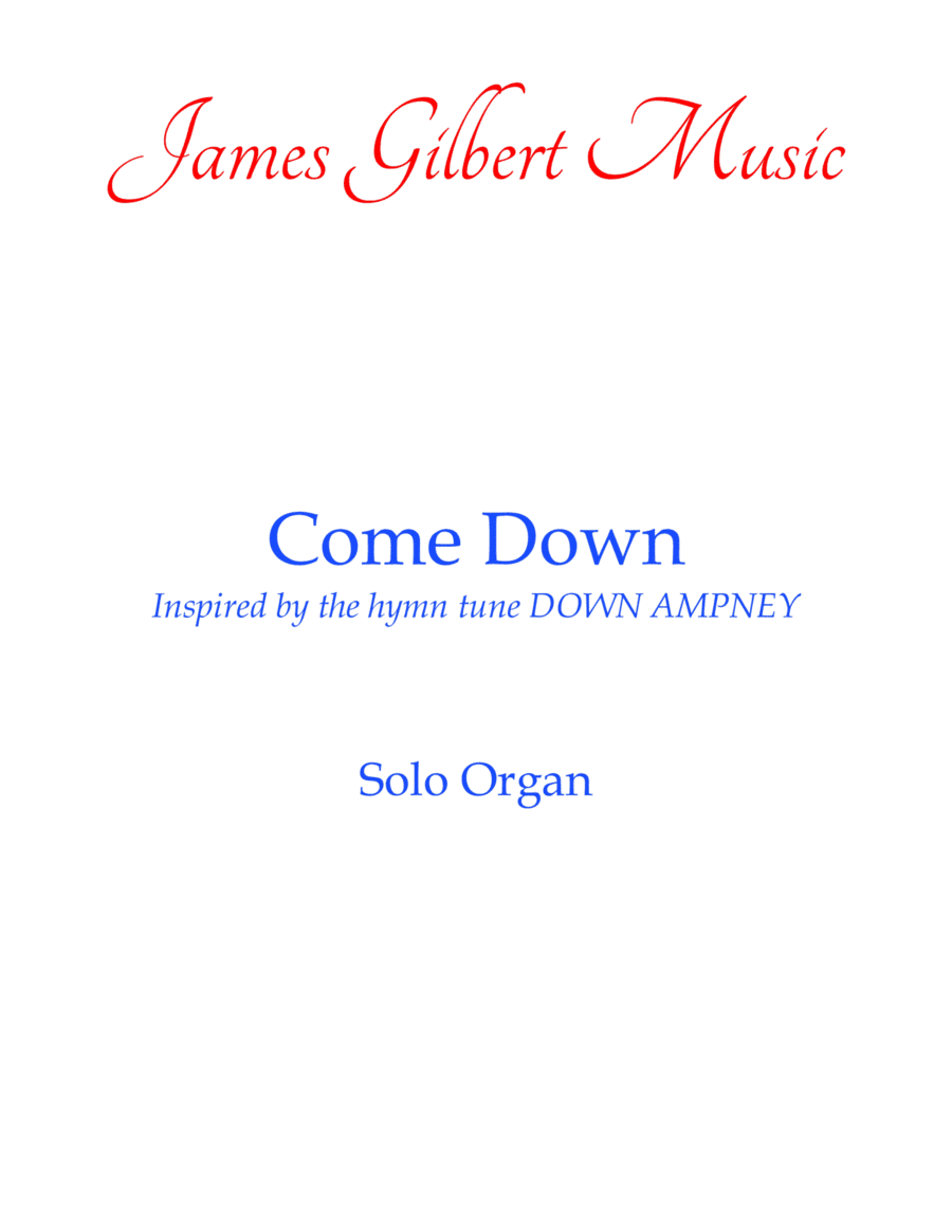 Come Down, O Love Divine