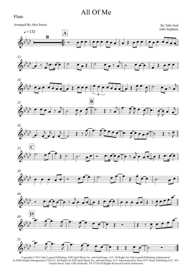 All Of Me (arr. Alex Souza)
