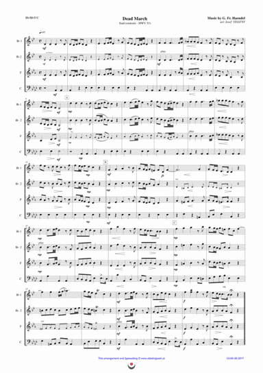 Funeral March (Handel) (arr. Josef STASTNY)