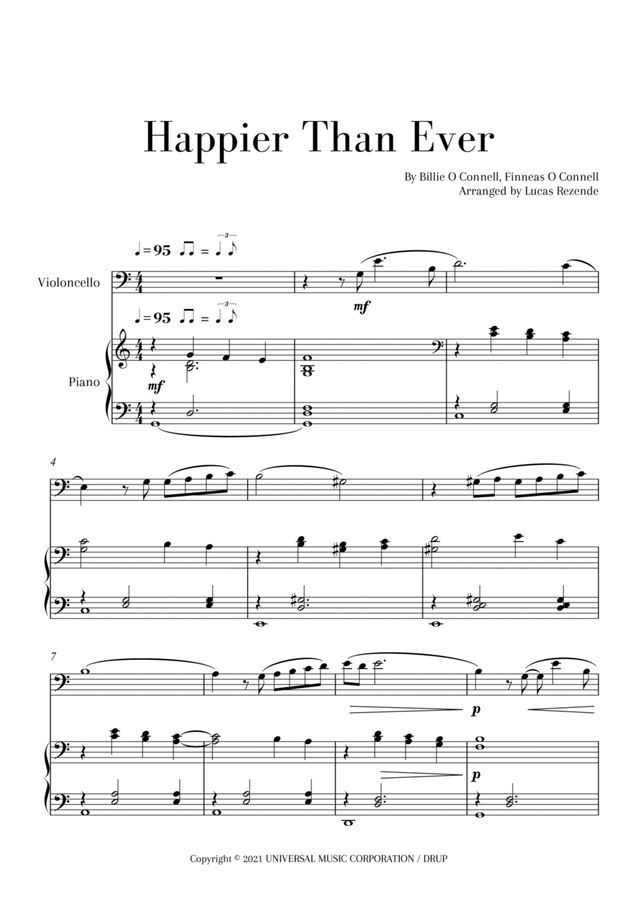 Happier Than Ever (arr. Lucas Rezende)