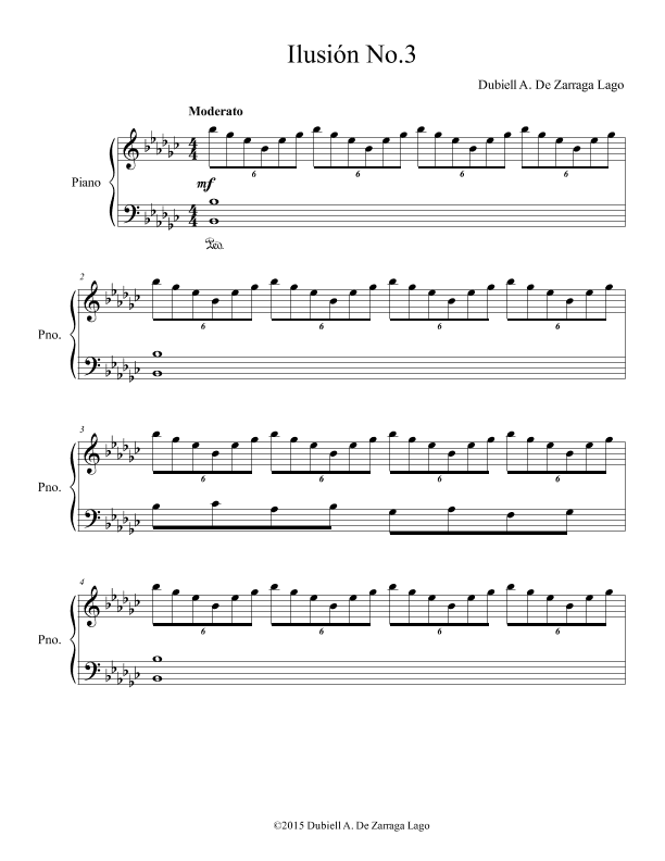 Illusions For Piano No.3