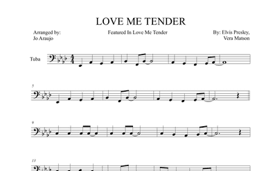 Love Me Tender (arr. JO ARAÚJO)