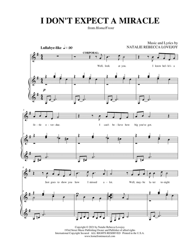 I Don't Expect a Miracle