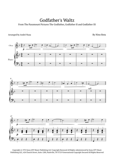 The Godfather Waltz (arr. André Nusa)