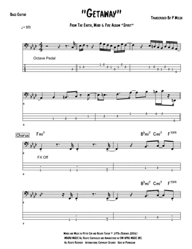 Getaway (arr. Accubass)