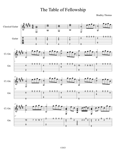 The Table of Fellowship