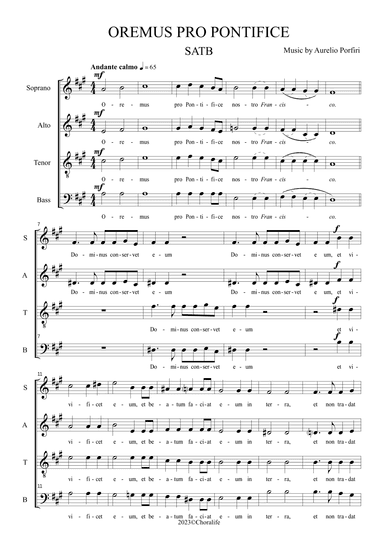 OREMUS PRO PONTIFICE
