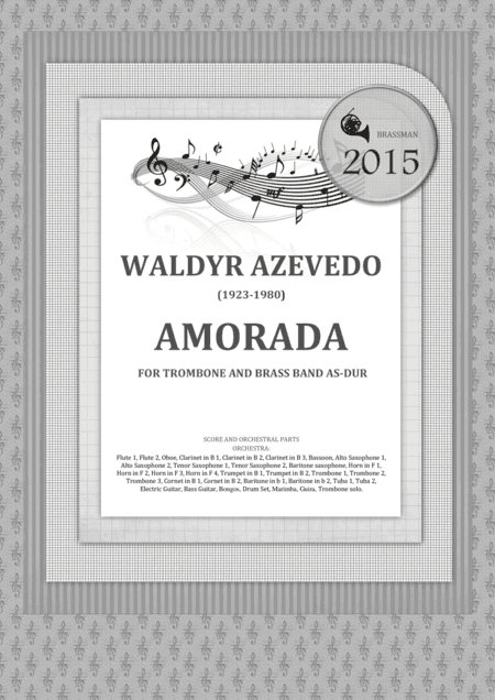 AMORADA FOR TROMBONE AND BRASS BAND AS-DUR (arr. Igor Zugrov For Concert Band)