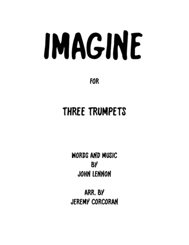 Imagine (arr. Jeremy Corcoran)