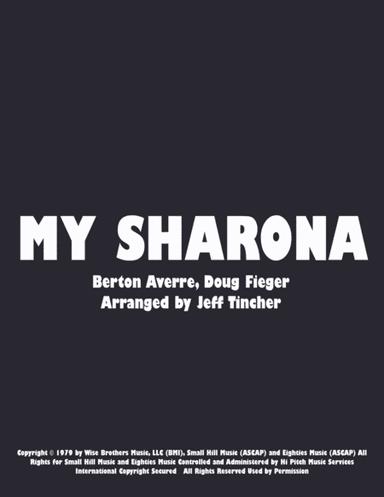 My Sharona (arr. Jeff Tincher)