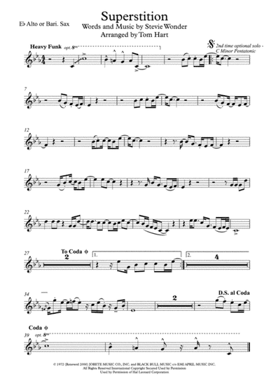 Superstition (arr. Tom Hart)