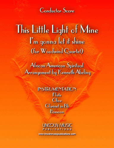This Little light of Mine (for Woodwind Quartet) (arr. Kenneth Abeling)