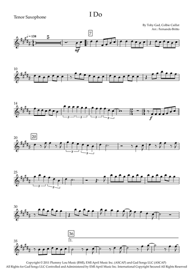 I Do (arr. Fernando Britto)