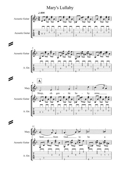 Mary's Lullaby Nativity Lullaby Song