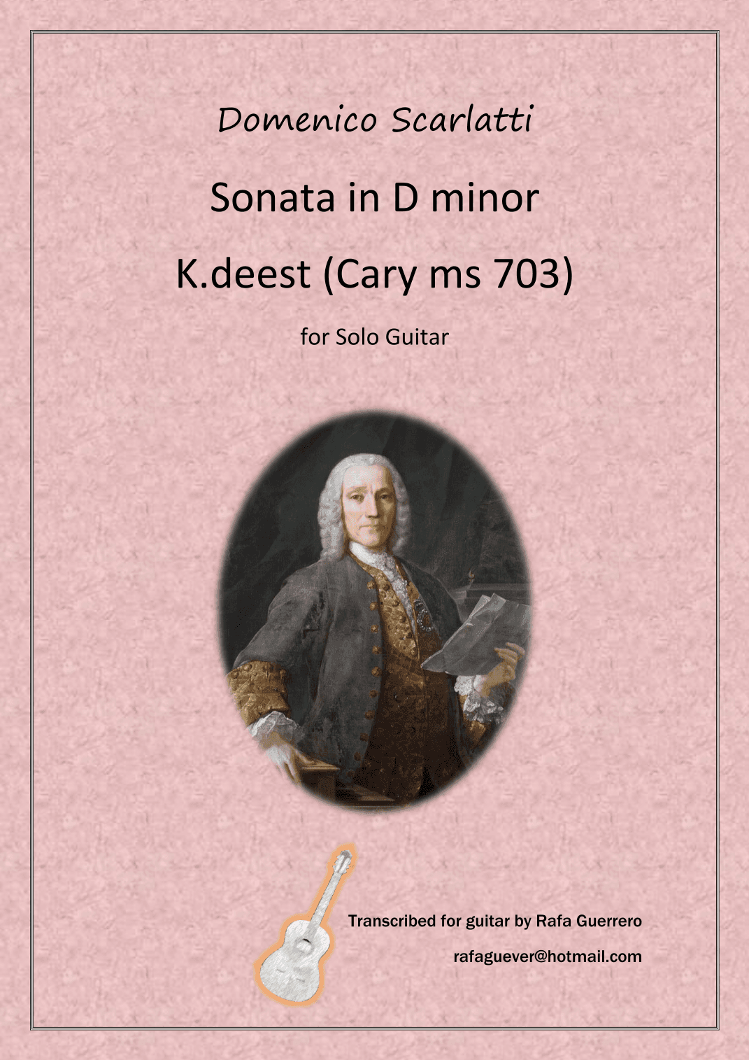 Sonata in Dm K.deest (Cary ms703) (arr. Rafa Guerrero)