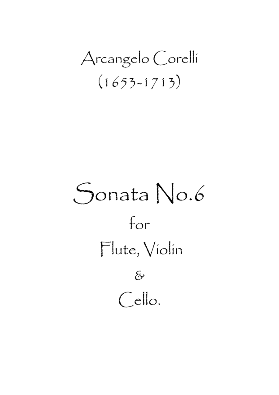 Sonata No.6 (arr. Spence Bundy)