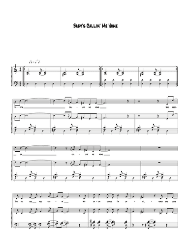 Baby's Callin' Me Home (arr. Biegler)