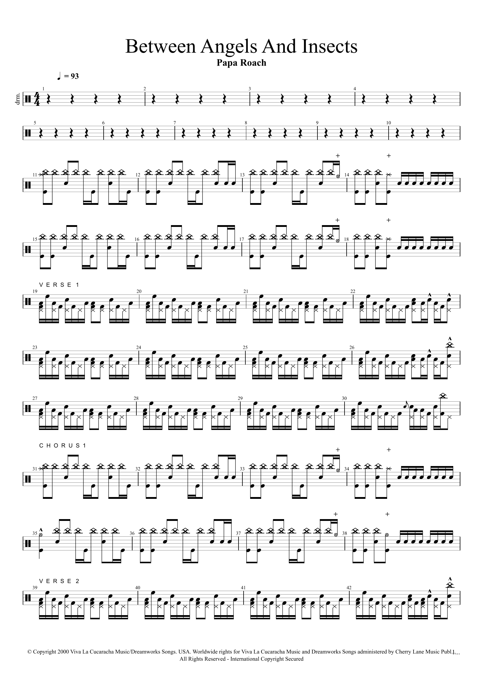 Between Angels And Insects (arr. Cyril Mayer)