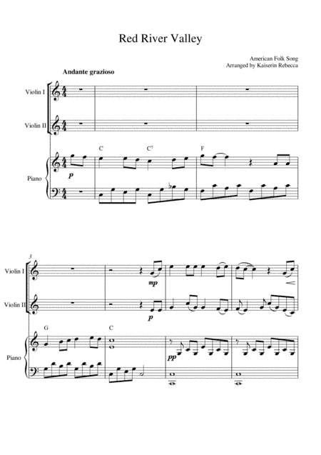 Red River Valley (arr. Kaiserin Rebecca)