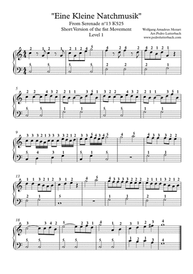 Serenade nº13 Mozart (arr. Pedro Lutterbach)
