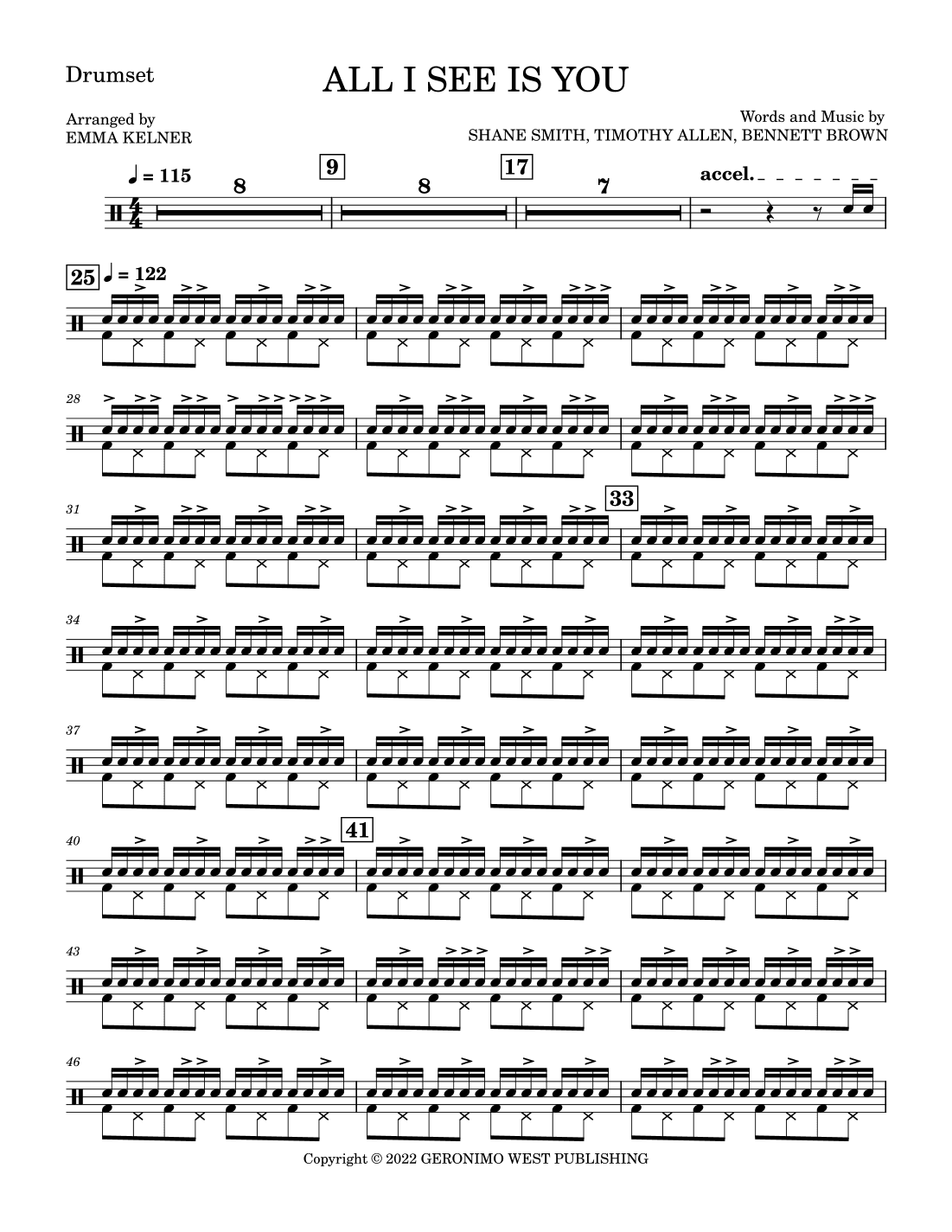 All I See Is You (arr. Emma Kelner)