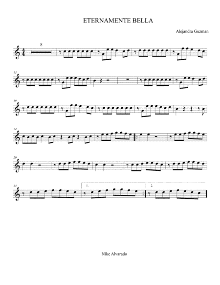 Eternamente Bella (arr. Nike Alvarado)