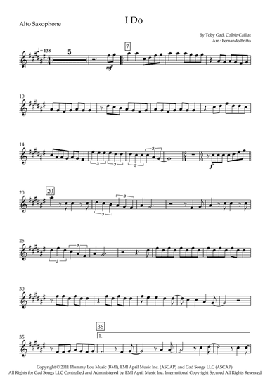 I Do (arr. Fernando Britto)