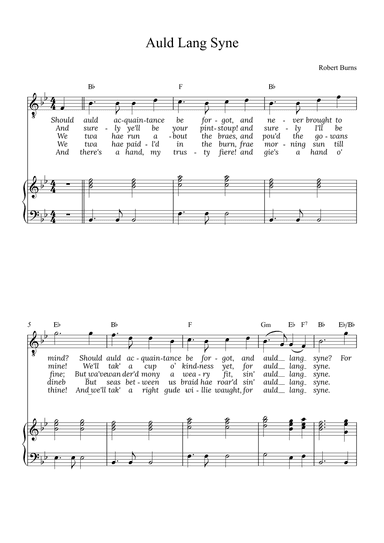 Auld Lang Syne (arr. Alex Nunes Rodrigues)