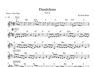 Dandelions (arr. Carla Zago)