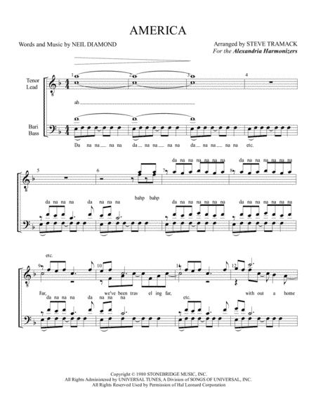 America (arr. Steve Tramack)