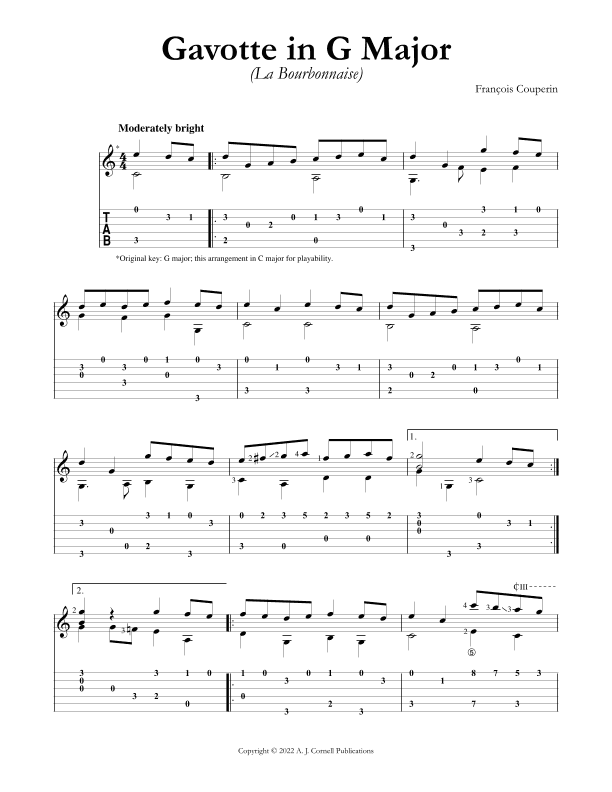 Gavotte in G Major (arr. Mark Phillips)