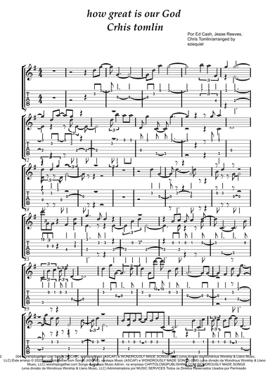 How Great Is Our God (arr. by Ezequiel zeferino edição)