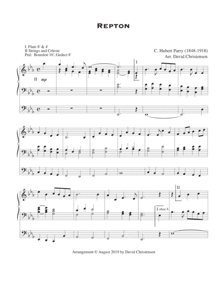 Repton (arr. David Christensen)