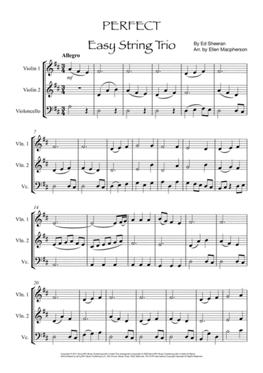Perfect (arr. Ellen Macpherson)