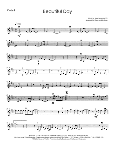 Beautiful Day (arr. Kathryn Griesinger)
