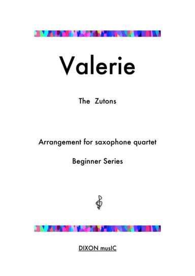 Valerie (arr. Iain Dixon)