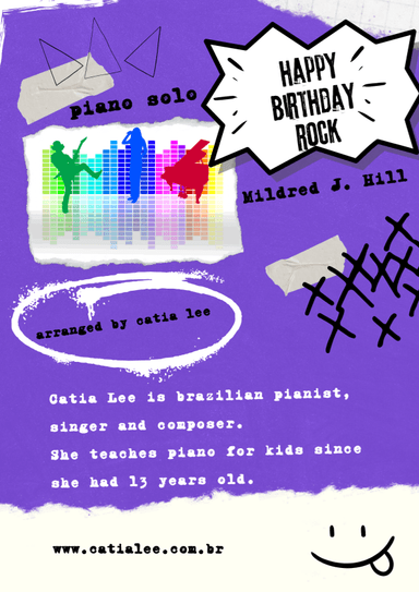 Happy Birthday Piano Rock easy level 2 (arr. Catia Lee)